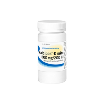 Kalcipos-D mite, filmdragerad tablett 500mg/200 IE, 120 st