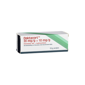 Daktacort, kräm 20 mg/g + 10 mg/g, 15 g