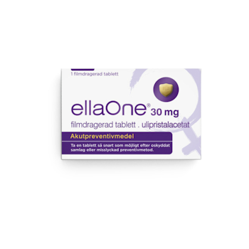 ellaOne, filmdragerad tablett 30 mg Perrigo Sverige AB, 1 st