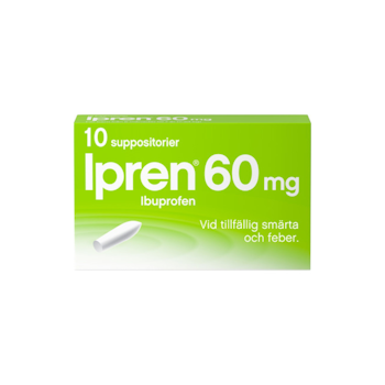 Ipren, suppositorium 60 mg, 10 st