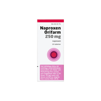 NAPROXEN ORIFARM 250MG 10ST