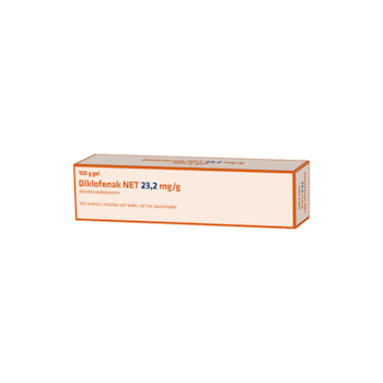 Diklofenak NET, gel 23,2 mg/g, 100 g