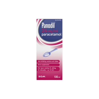Panodil, oral suspension 24 mg/ml, 100 ml