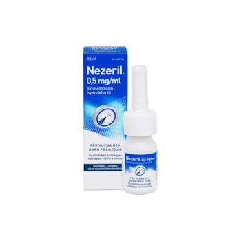 Nezeril, nässpray, lösning 0,5 mg/ml, 7,5 ml