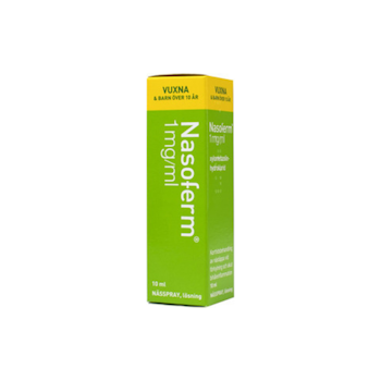 Nasoferm, nässpray, lösning 1 mg/ml, 10 ml