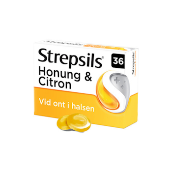 Strepsils Honung & Citron, sugtablett, 36 st