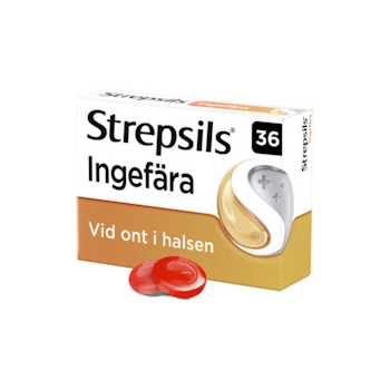 Strepsils Ingefära, sugtablett, 36 st