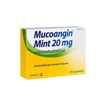 Mucoangin Mint, sugtablett 20 mg, 18 st