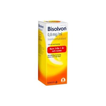 Bisolvon, oral lösning 0,8 mg/ml, 125 ml