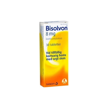 Bisolvon, tablett 8 mg, 30 st