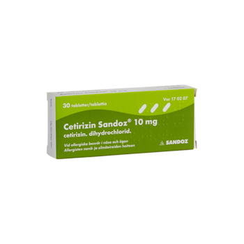 CETIRIZIN SANDOZ 30ST 10MG