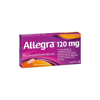 Allegra, filmdragerad tablett 120 mg STADA Nordic ApS, 10 st