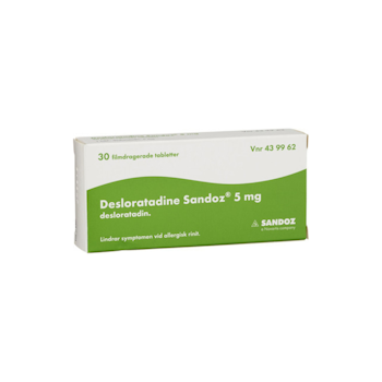 DESLORATADINE SANDOZ 5MG 30 ST
