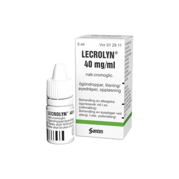 Lecrolyn, ögondroppar, lösning 40 mg/ml, 5 ml