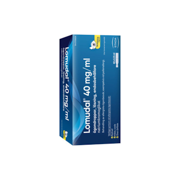 Lomudal, ögondr, lösn, endosbehållare 40 mg/ml, 3 X 20 doser