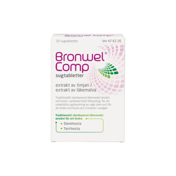 BRONWEL COMP SUGTABLETT 20ST