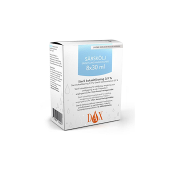 Dax Sårskölj, 8 x 30 ml