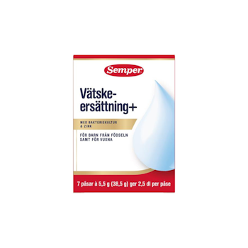 Vätskeersättning m aktiv bakt, 7 x 5,4 g