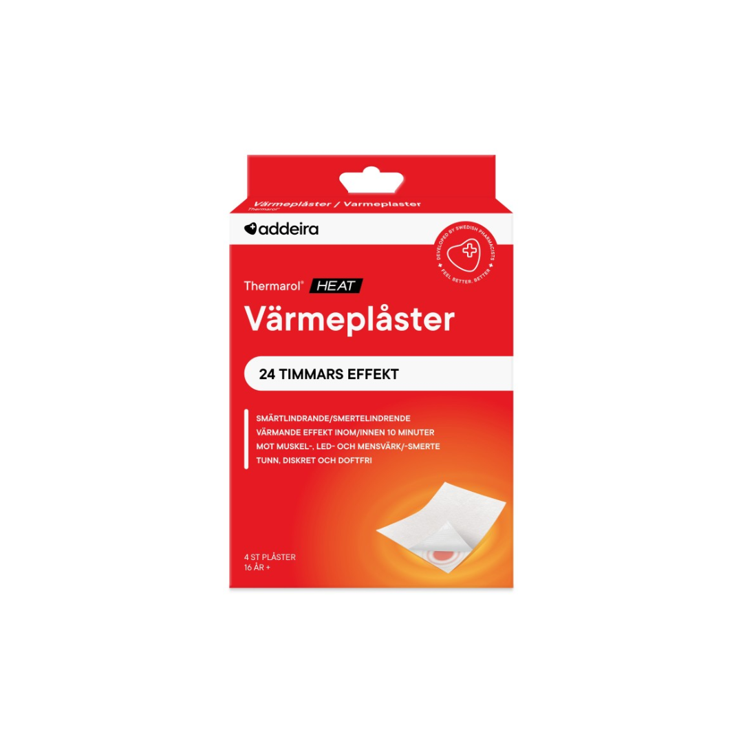 ADDEIRA THERMAROL VÄRMEPLÅSTER 4 ST
