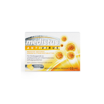 MEDISTUS SUGTABLETT HONUNG CITRON