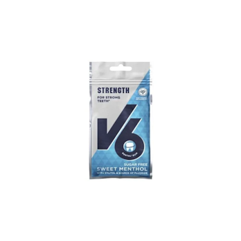 V6 STRONG TEETH SWEET MENTHOL 30G