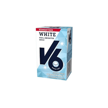 V6 WHITE PEPPERMINT 72G