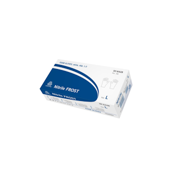 NITRILHANDSKE PUDERFRI VIT L 150ST
