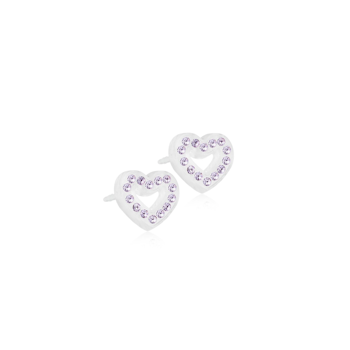 BM MP BR HEART HOLLOW 10MM VIOLET