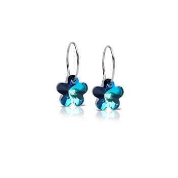 NT EAR RING 14 FLOWER 12 TURQUOISE