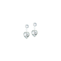 ÖRHÄNGE BM HEART 4/6MM CRYSTAL