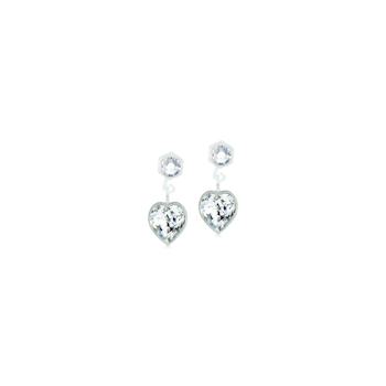 ÖRHÄNGE BM HEART 4/6MM CRYSTAL