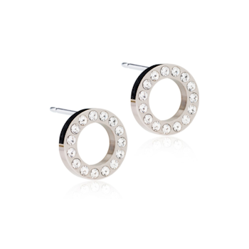 ÖRHÄNGE BM NT HOLLOW 10MM CRYSTAL