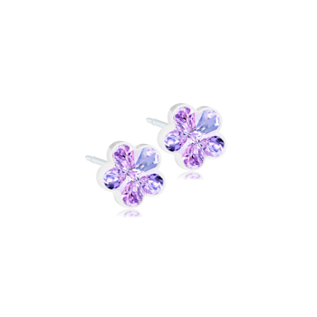 ÖRHÄNGE MP FLOWER VIOLET 6MM