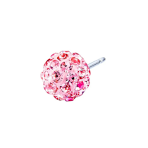 ÖRHÄNGE NT CRYSTAL BALL ROSE 8MM