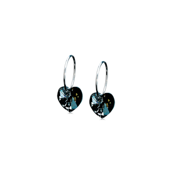 ÖRHÄNGE NTRING HEART BL DIAMOND14MM