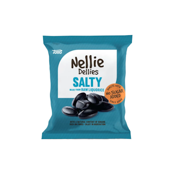 NELLIE DELLIES SALTY LIQUORICE 90G