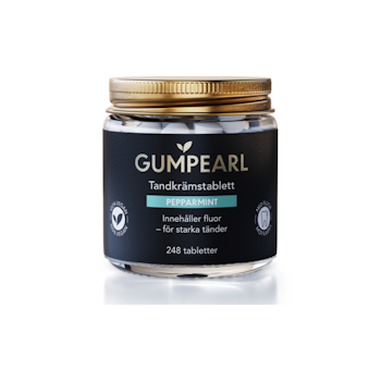GUMPEARL PEPPARMINT TANDKRÄMSTABL