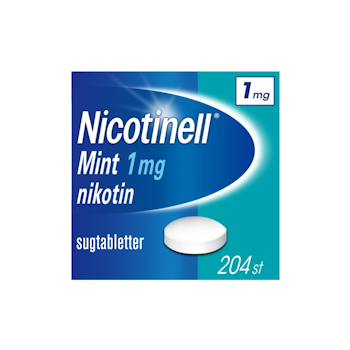 NICOTINELL MINT SUGTABL 1MG 204ST