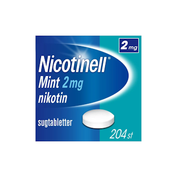 NICOTINELL MINT SUGTABL 2MG 204ST