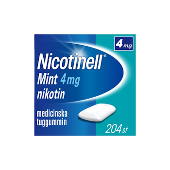 NICOTINELL MINT TUGGUMMI 4MG 204ST
