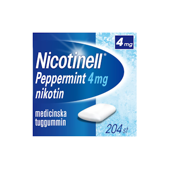 NICOTINELL PEPPARMINT 4MG 204ST