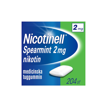 NICOTINELL SPEARMINT TUGG 2MG 204ST