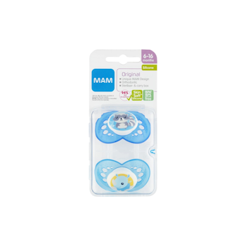 MAM ORIGINAL 6-16M SILK TEAT 2ST