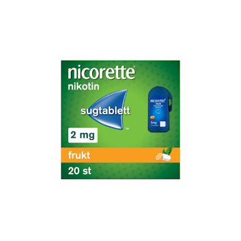 NICORETTE FRUKT SUGTABLETT 20X2MG