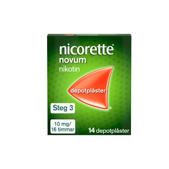 NICORETTE NOVUM PATCH 10MG     14ST