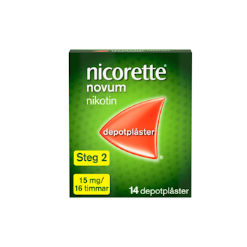 NICORETTE NOVUM PATCH 15MG     14ST
