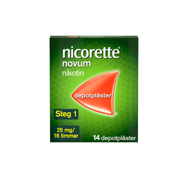 NICORETTE NOVUM PATCH 25MG     14ST