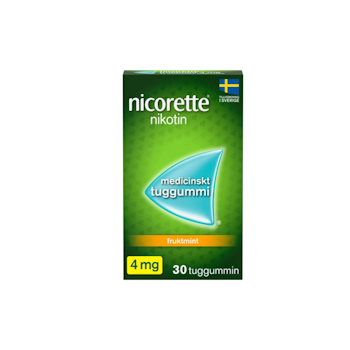 NICORETTE TUGG FRUKTMINT 4MG   30ST