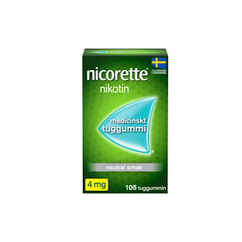 NICORETTE TUGGUMMI 4MG        105ST