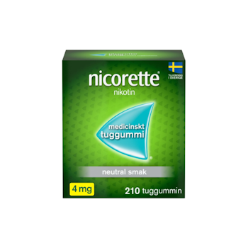 NICORETTE TUGGUMMI 4MG        210ST
